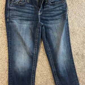 Vigoss Dark Blue capri 21”. Size 14